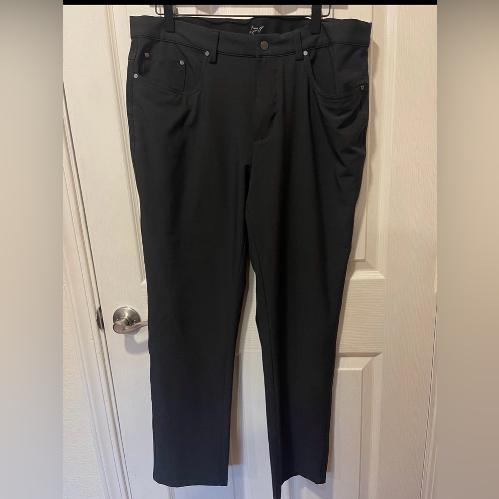 Greg Norman Black Golf Pants Size 34x30